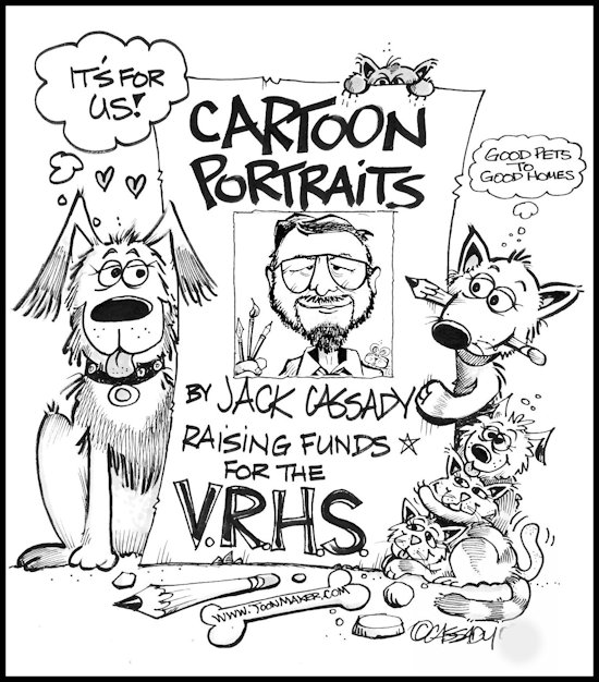Caricatures by Jack Cassady